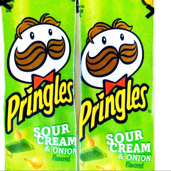 Odd Sox Pringles Sour Cream & Onion Crew Socks Mens Womens Fun Novelty Gift - Picture 3 of 6
